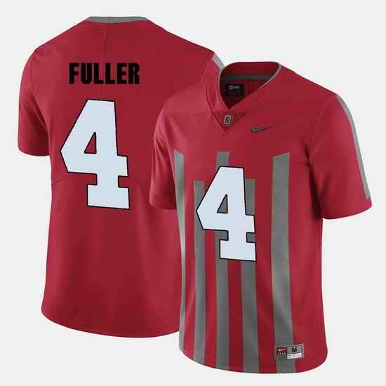 Men Ohio State Buckeyes Jordan Fuller College Football Red Jersey